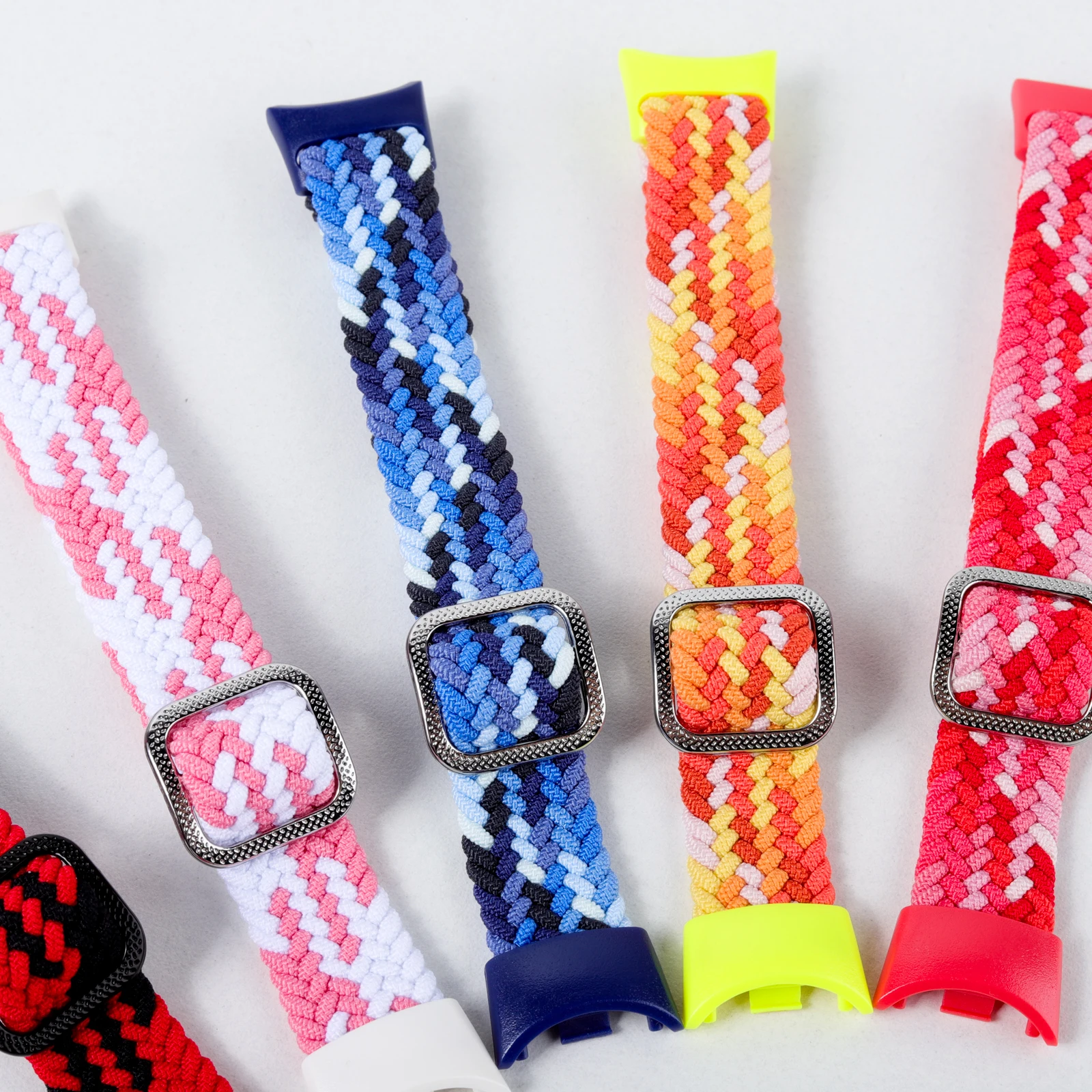 Braided Straps for Mi Band 11/10/9 Bracelet Elastic Adjustable Nylon Miband 4 5 Correas Wristband for Xiaomi Mi Band 4 3 5 6 7 8
