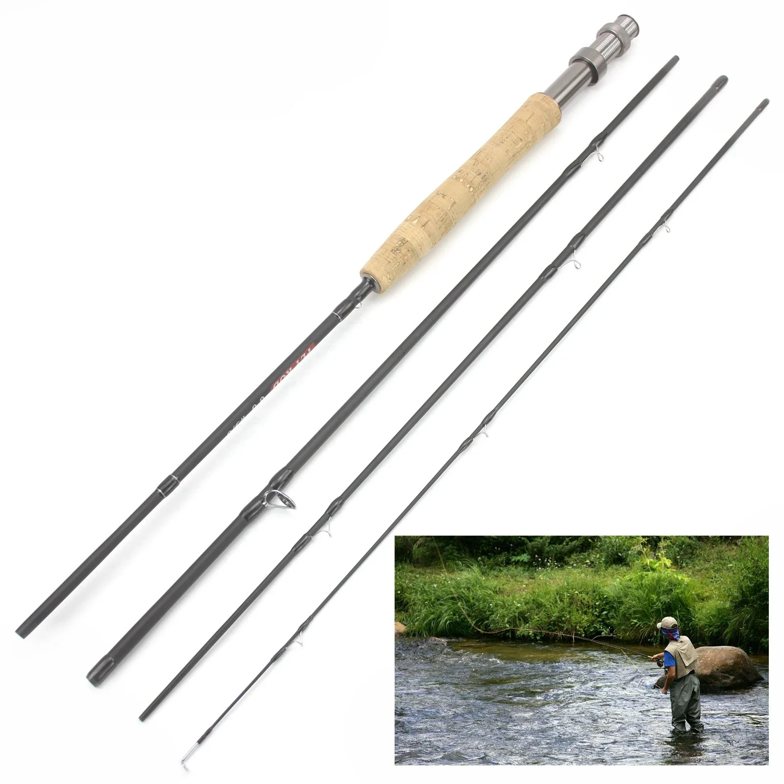 3 wt fly reel 3wt 370 FastGlass Fly Rod & Trutta Reel + Reel