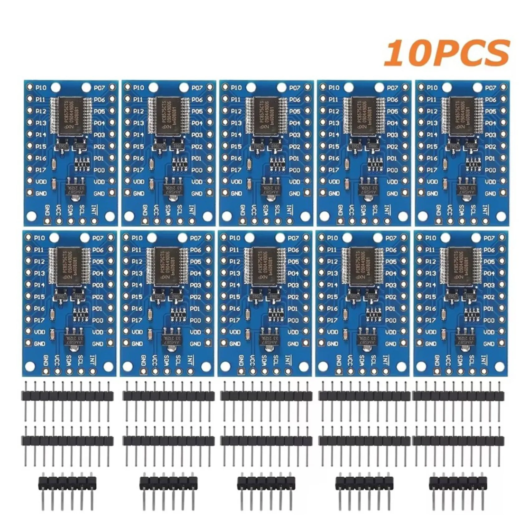 PCF8575 Module Expansion IO Port Expander Board DC 2.5-5.5V I2C Communication Control 16 IO Ports For Arduino DTC711.11