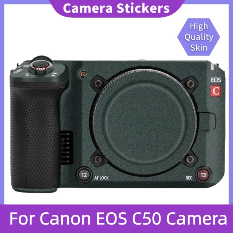 Pegatina personalizada para cámara de cine Canon EOS C50, revestimiento de vinilo, película protectora antiarañazos, EOSC50