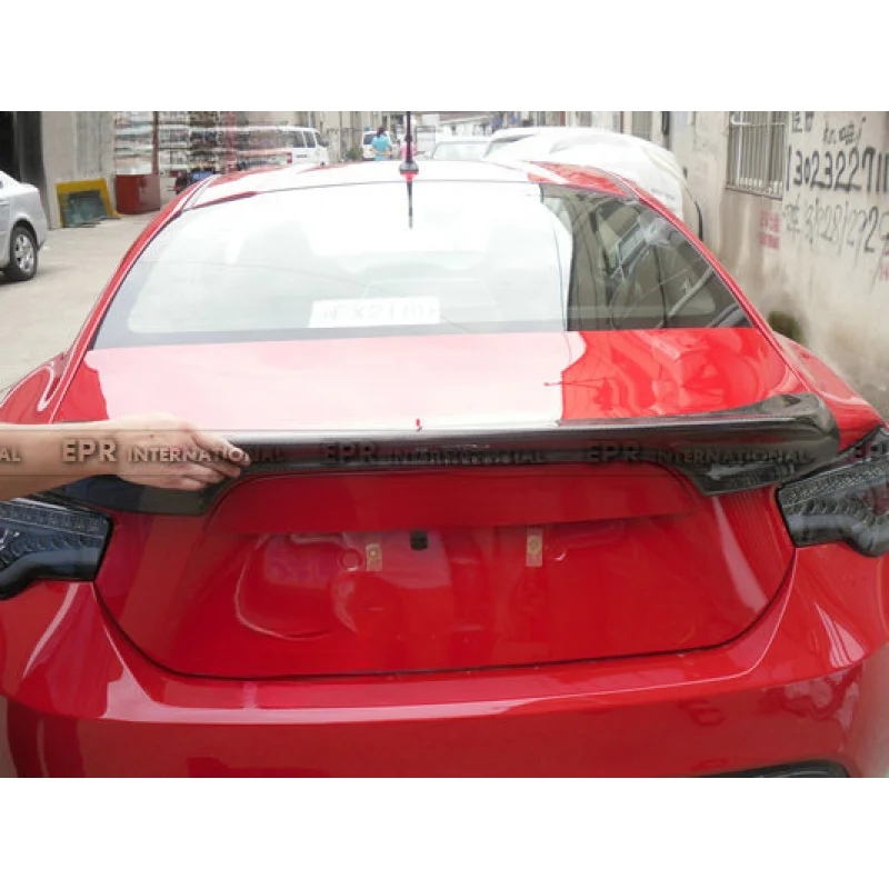 لسوبارو BRZ/تويوتا FT86 - TRD نمط ألياف الكربون سبويلر الضغط الصغير #2