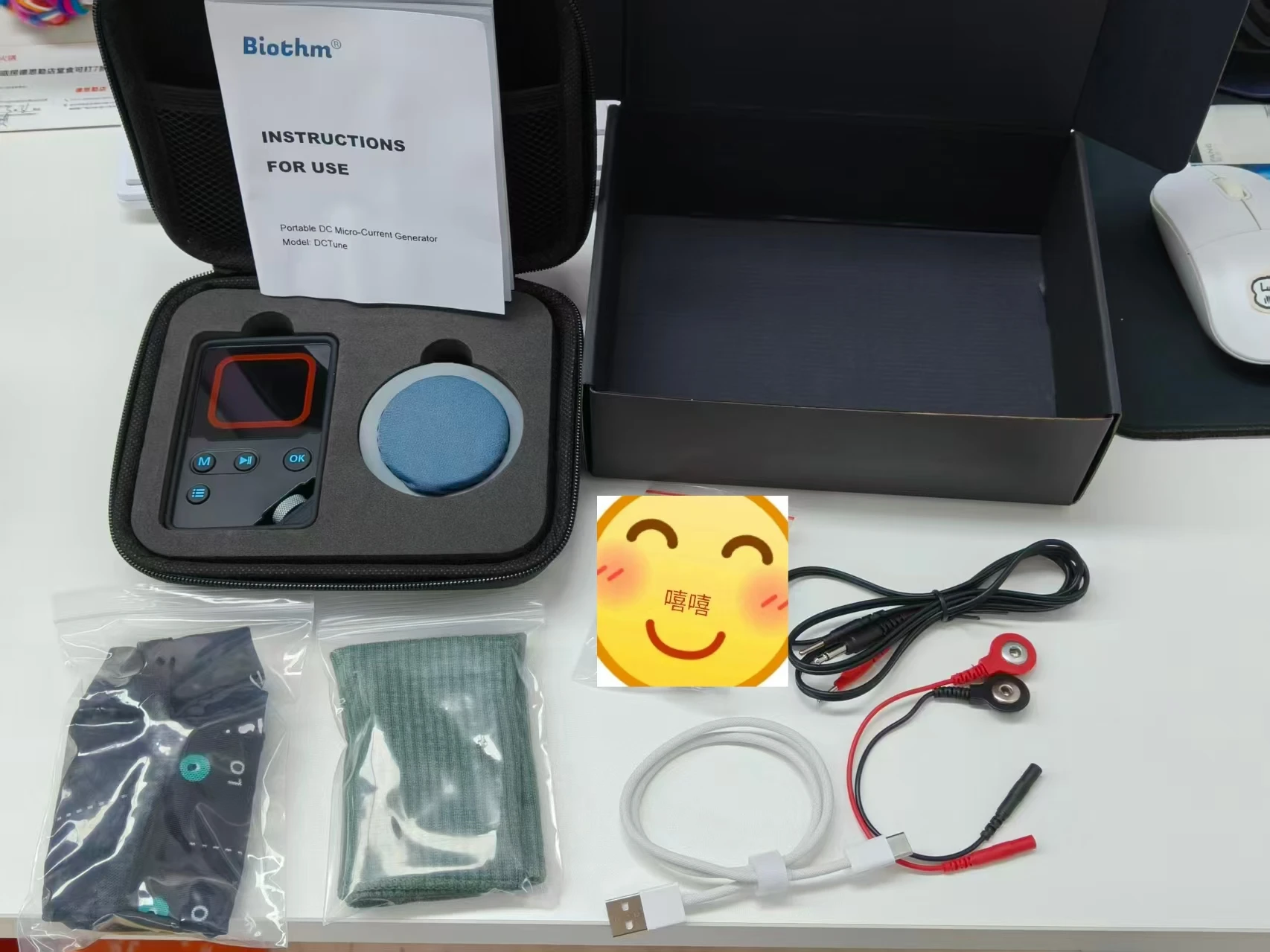 2026TDCS Device DC ES Transcranial Direct Current Brain Stimulation Kit  4.5mA DC AC Pulse Neurofeedback Head Mind Calm Massager