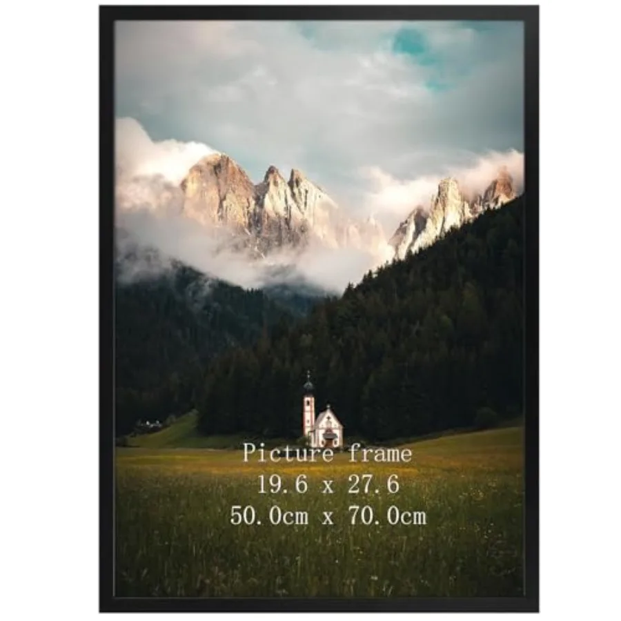 

Рамка для пазлов 19.7x27.6 дюймов (50x70 см) для пазлов на 1000 элементов, настенная, одинарная