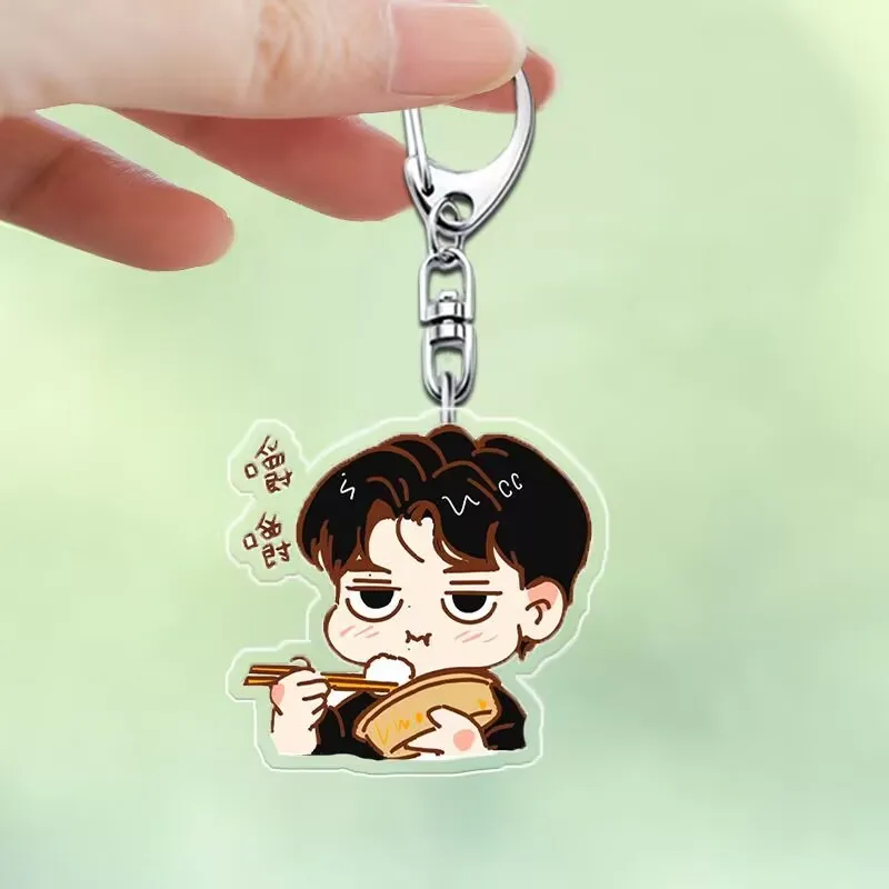 "역사랑 아크릴 애니메이션 키체인, 귀여운 DIY 지원 학생 책가방, 높은 외관 수준 펜던트 주변기기.Tian Xu Ziyu