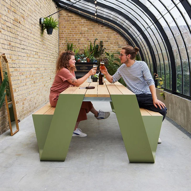 

Courtyard Villa Garden Terrace Public Table and Chair Combination
