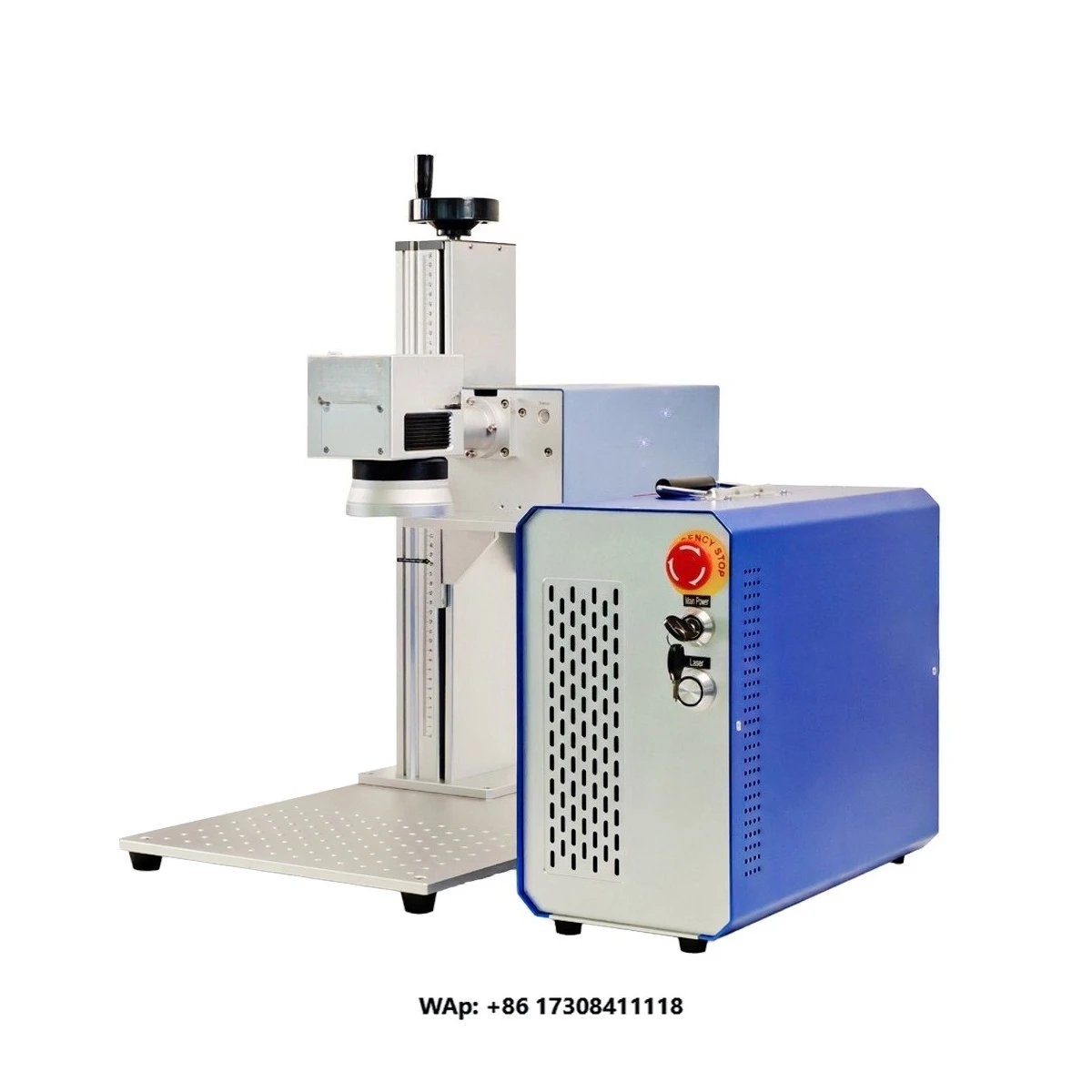 Split Portable Fiber Marking Machine Easy Operation for Small Business Metal Engraving