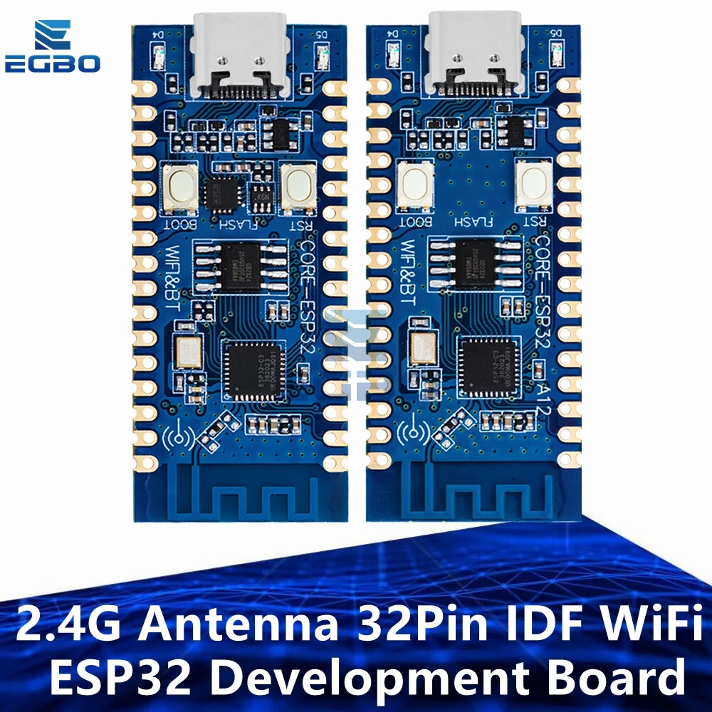 ESP32 Development Board ESP32 C3 LCD CORE Board Onboard 2.4G Antenna 32Pin IDF WiFi + Bluetooth CH343P for Arduino Microprython