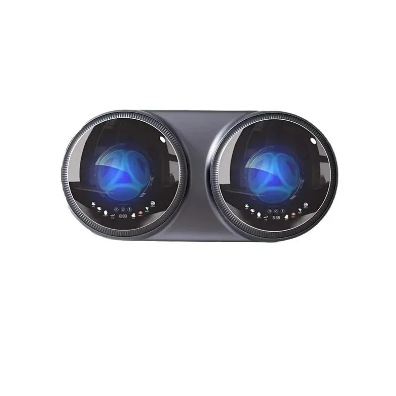 

Dual Barrel Mini Automatic High-Temperature Boiling Washing Machine Wall-Mounted Integrated Baking for Small Underwear