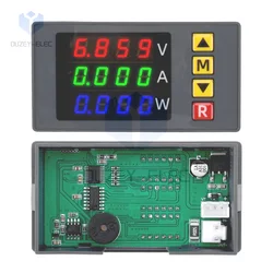 BM730 Cyfrowy pomiar mocy amometru z buzzerem 100V 10A 1000W Detektor napięcia Tester prądu Meter Wattmeter Alarm