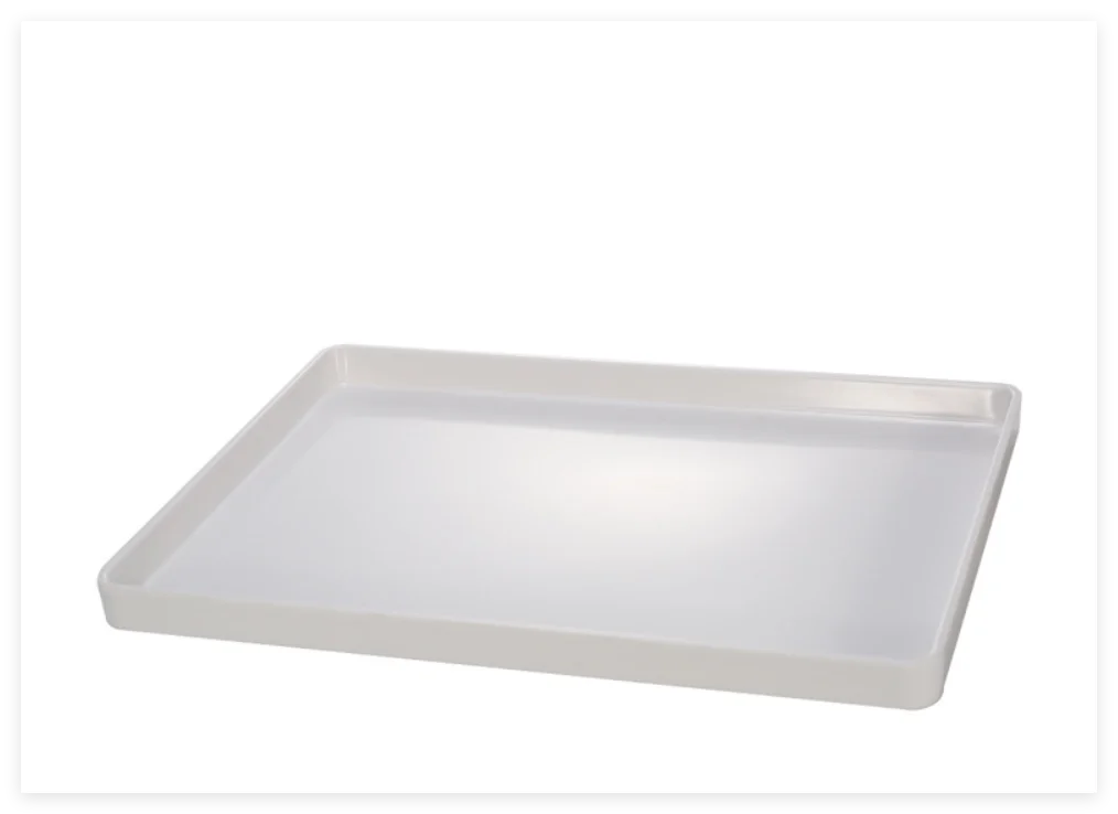 White Rectangular Melamine Tray Water Cup Tea Plate Creative Plastic Room Washing Storage tablet（Logo customized）