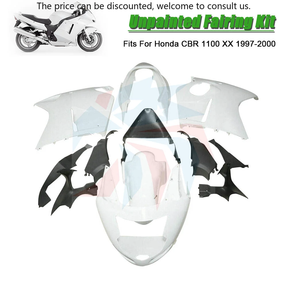

Unpainted White ABS Cowling Fairings Bodywork For Honda CBR1100RR 1996-2007 2006 Motorcycle Fairing Body Shell