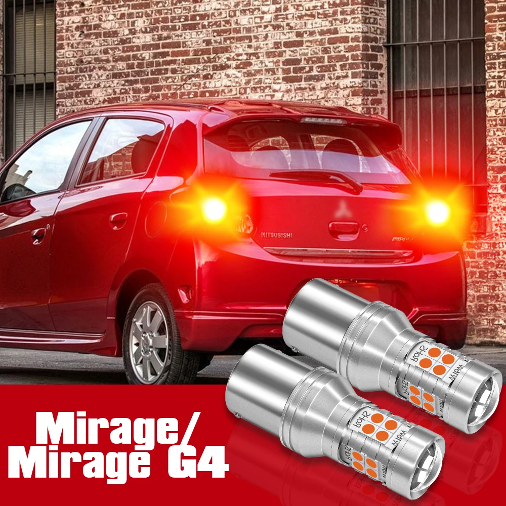 

2pcs LED Accessories Brake Light Bulb Lamp For Mitsubishi Mirage G4 2012 2013 2014 2017 2018