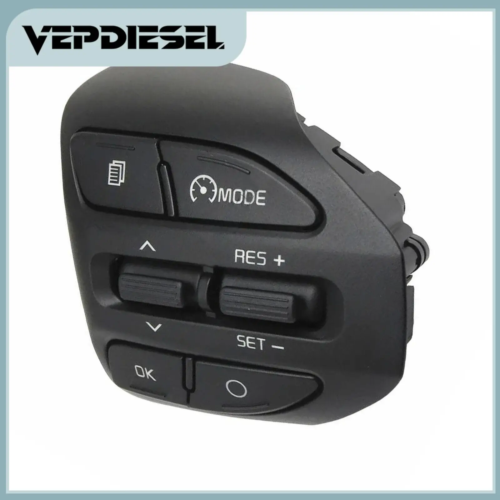 

Right Cruise Steering Wheel Control Switch Button Replacement For 2017-2019 Kia Rio Picanto Part# 96720-G6010-A 96720G6010A