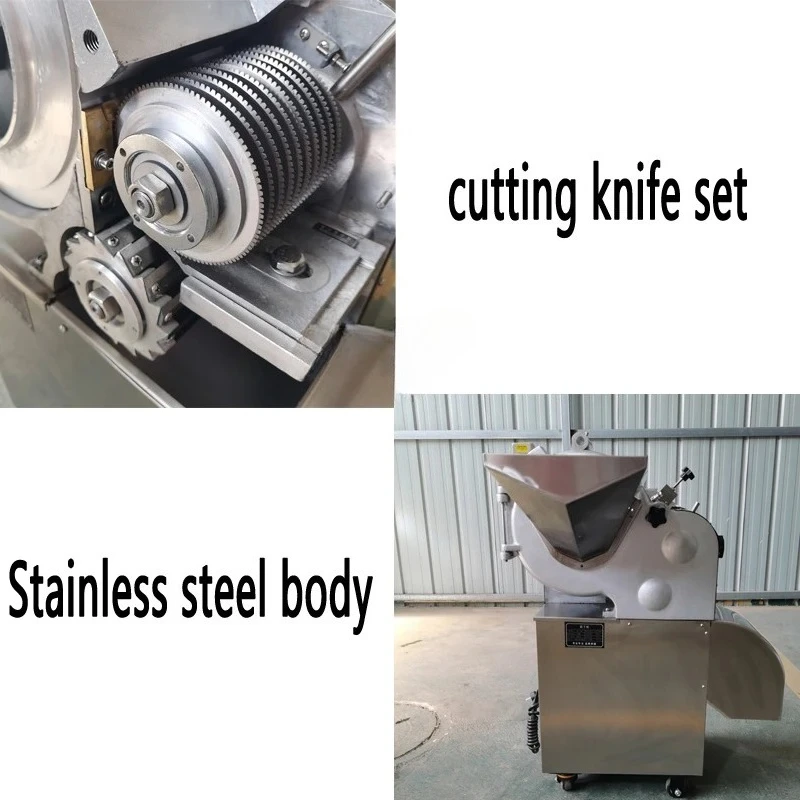 Vertical Multifunctional Stainless Steel Chicken Slicer Vegetable Cutter Potato & Radish Dicer Kitchen Tool for Cooked Food