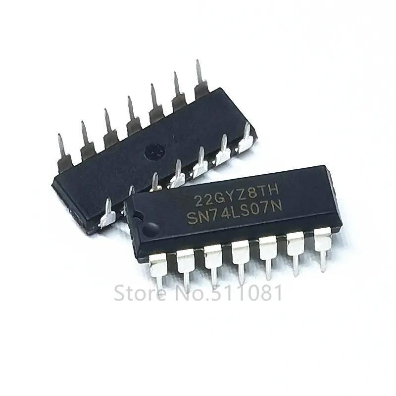 20PCS SN74LS07N 74LS07 DIP14 HD74LS07P SN74LS00N SN74LS02N SN74LS04N SN74LS05N SN74LS06N SN74LS08N SN74LS10N SN74LS11N SN74LS14N