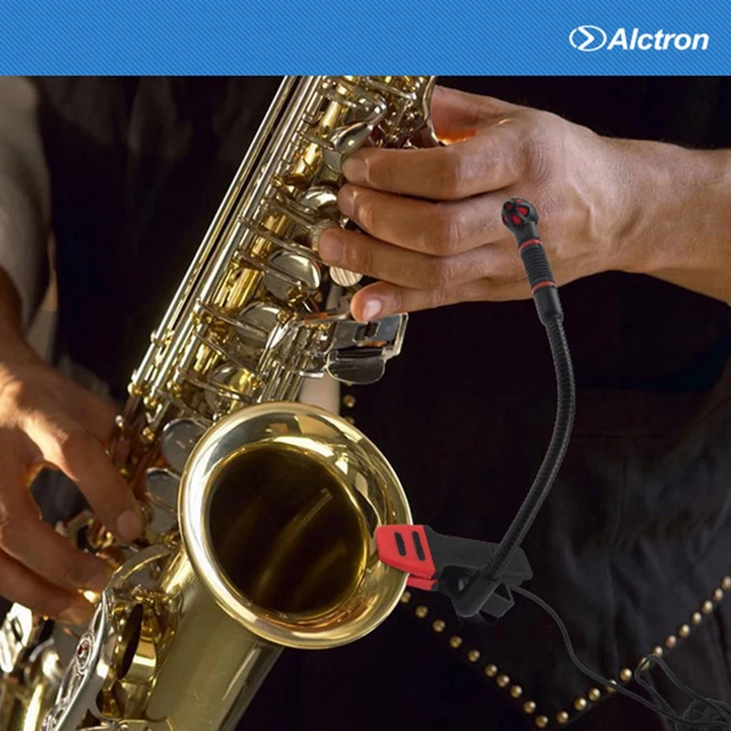 Imagem -06 - Alctron-microfone Condensador com Clip para Saxofone Trompete e Saxofone Im500