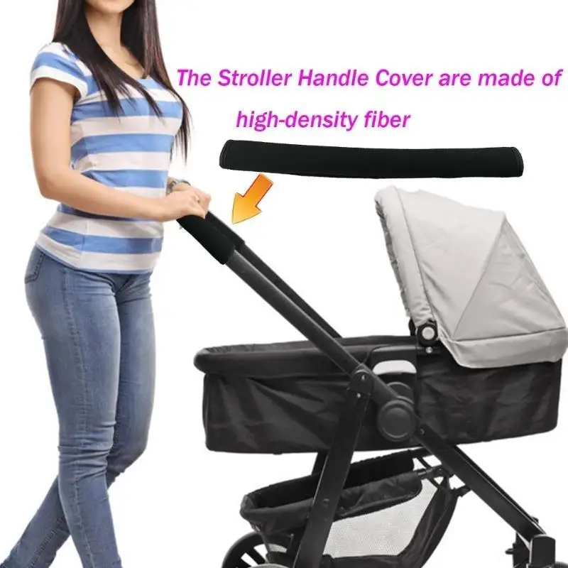 

Strollers Handle Protectors Not Slip Durable Quick Install Baby Pram Handle Case 24BE