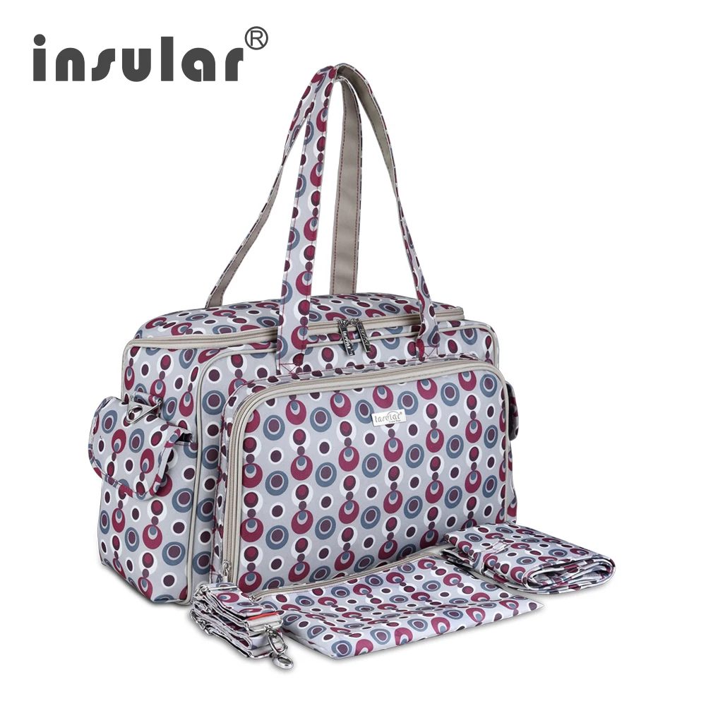 New Arrival Elegant Baby Diaper Bag Nappy Bags Multifunctional Changing Bags Women Tote Bag