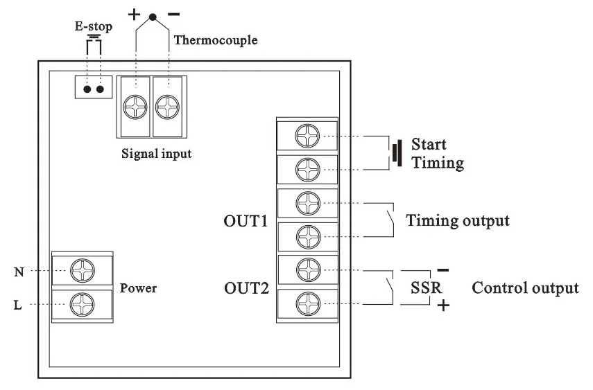 Mit 1 Stück 40A SSR Heißpressmaschinen-Thermostat mit Timer und Zähler, Zeitalarm, Heißpräge-PID-Temperaturregler – Detail 16