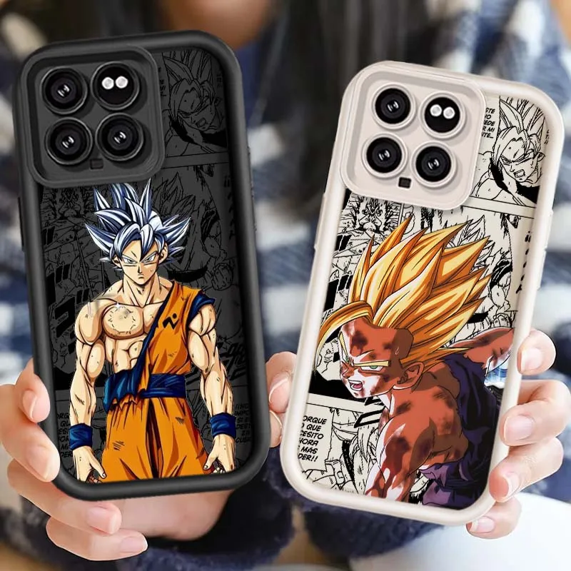 D-Dragon Ball Goku Gohans غطاء ل Xiaomi Mi 17 15 14 13 12 14T 13T Pro Max Lite العين سلم جراب هاتف