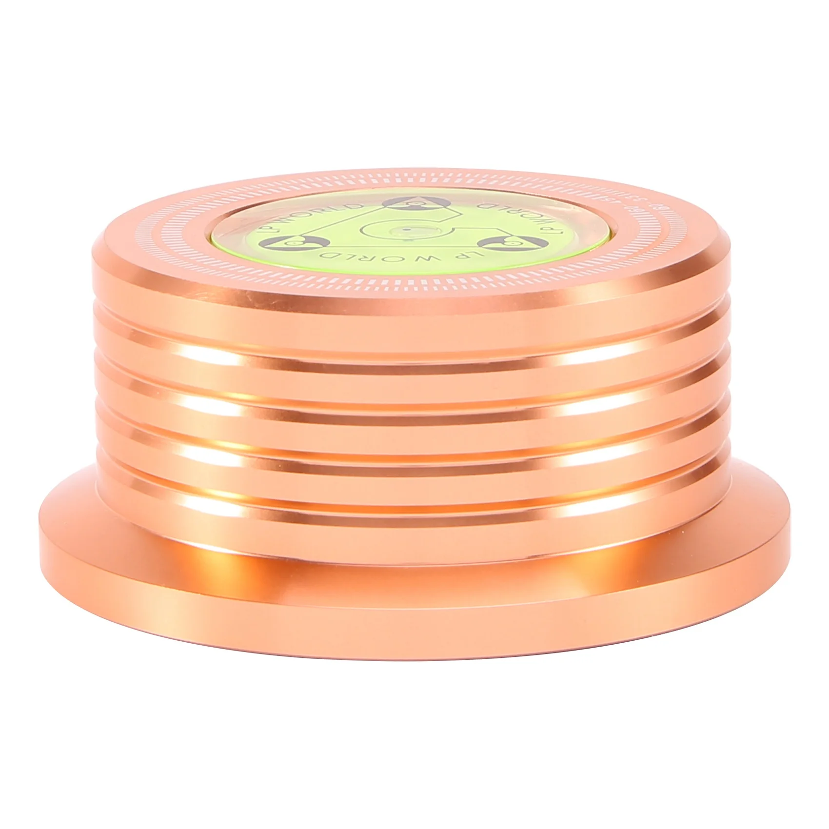Universele 60Hz Lp Vinyl Platenschijf Draaitafelstabilisator Aluminium Gewicht Klem Rose Goud