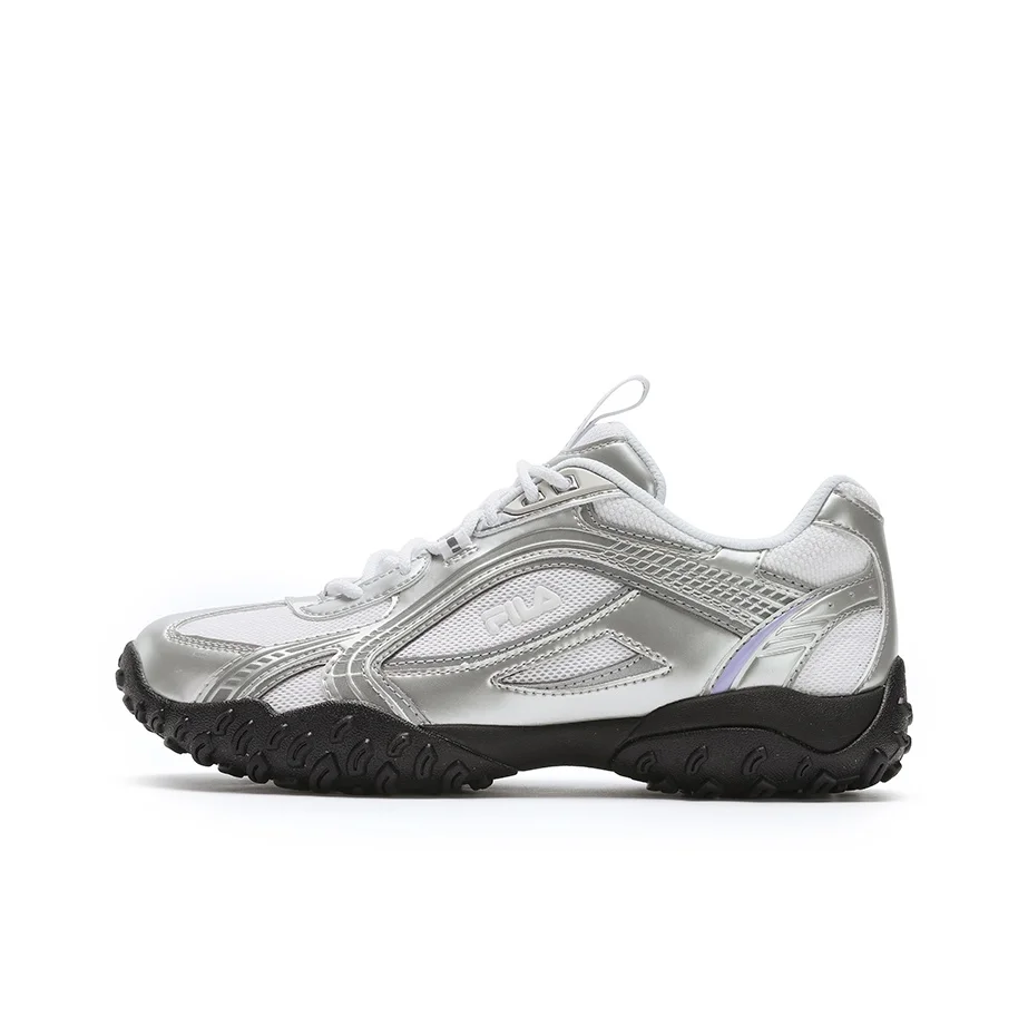 FILA Pebble Low top Casual Shoes Women's Silver Gray/White F12W432106FSW