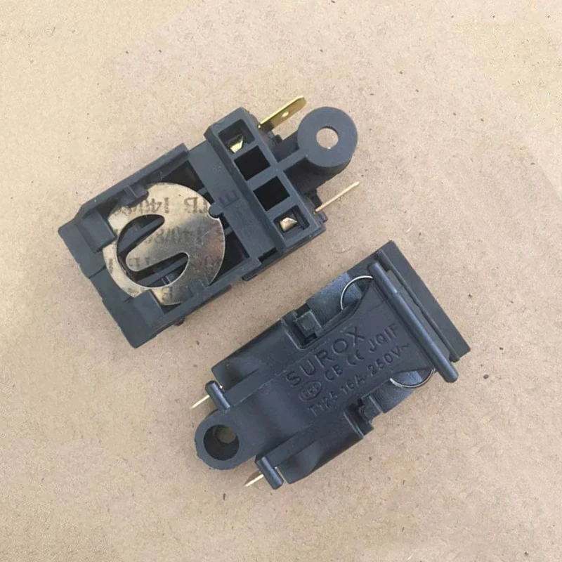 2 stücke T125 250 V 16A Dampf Wasserkocher Teile 20 grad schwarz High Power 46*21mm Thermostat Schalter