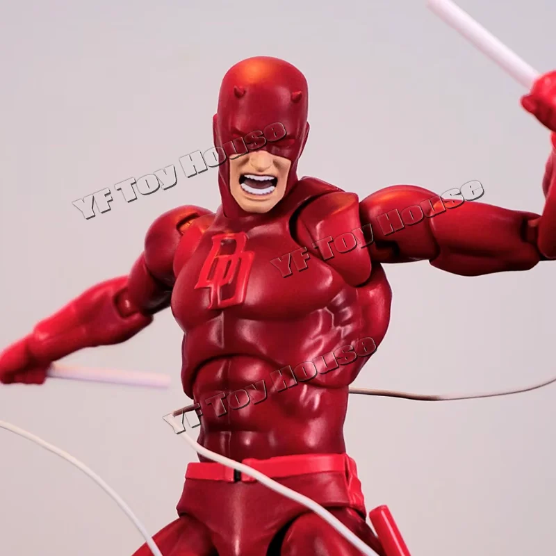 Nouveau Ct jouets Daredevil noir rouge Figure SHF Mafex 223 bande dessinée Version Anime Figurine Statue modèle cadeaux enfants jouets