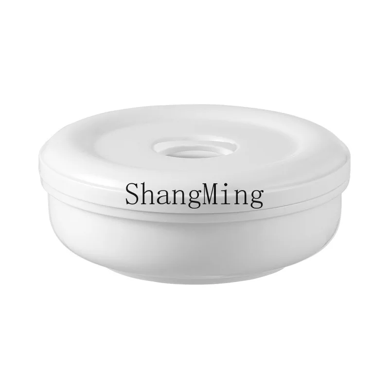 

DSA kitchen water-proof steaming bowl with lid ceramic steamed egg bowl plate fresh-keeping bowl soup plate steamed meat