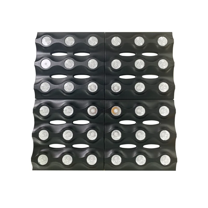 LED matrix light yellow gold 36 stage background light dyeing light square soft  marquee live stream