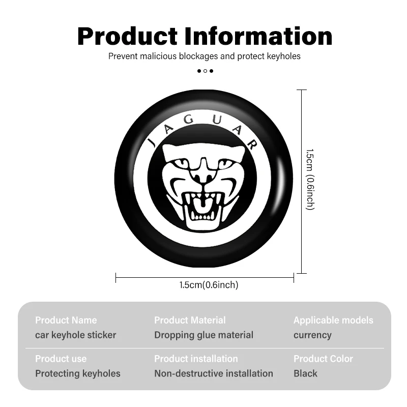 سيارة ثقب المفتاح درع مكافحة سرقة غير تدمير ل جاكوار XF XJ XFR XKR S-Type F-Type X-Type F-Pace I-Pace