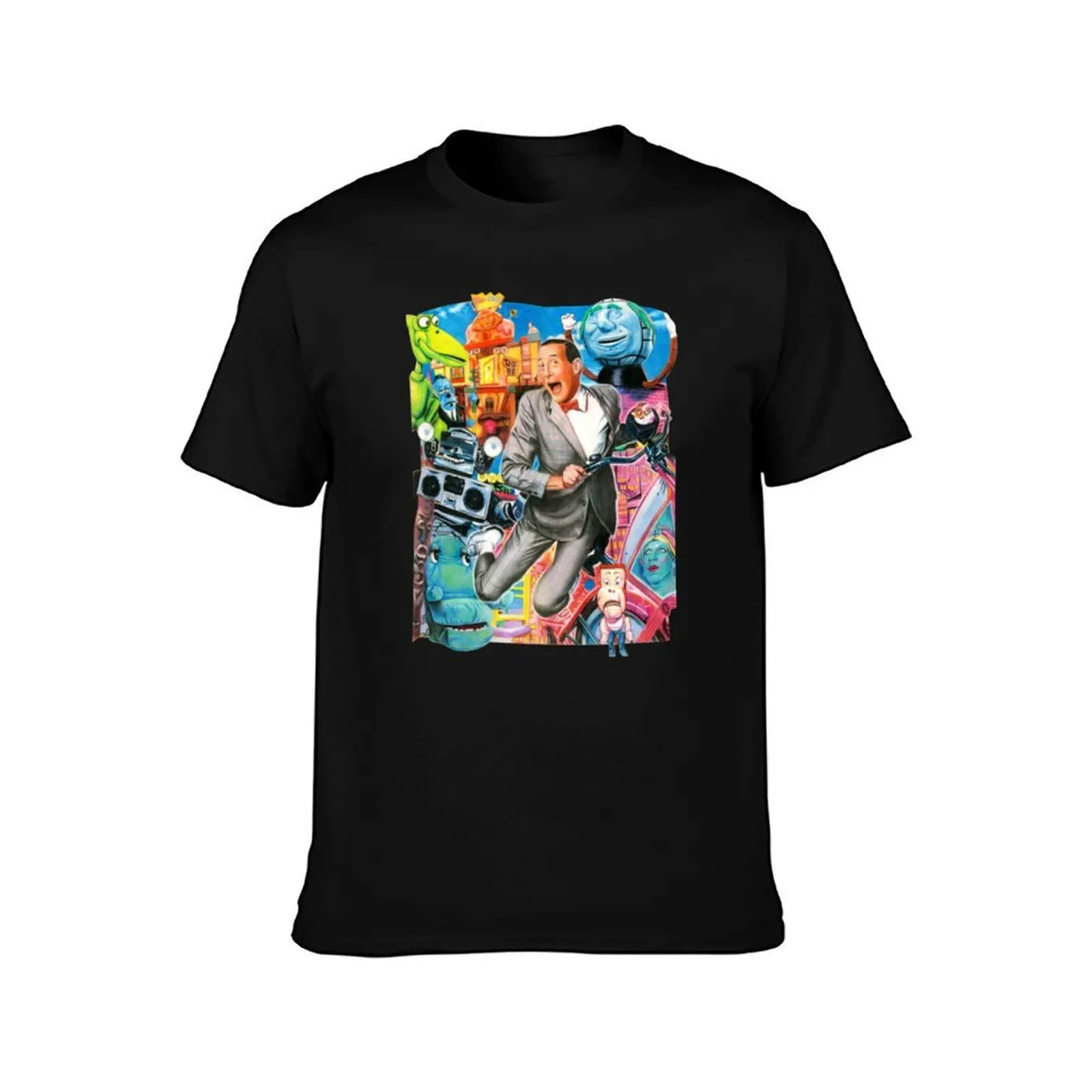 Pee Wee Herman Pee Wee Collage T-Shirt t shirts for man cotton T-Shirt
