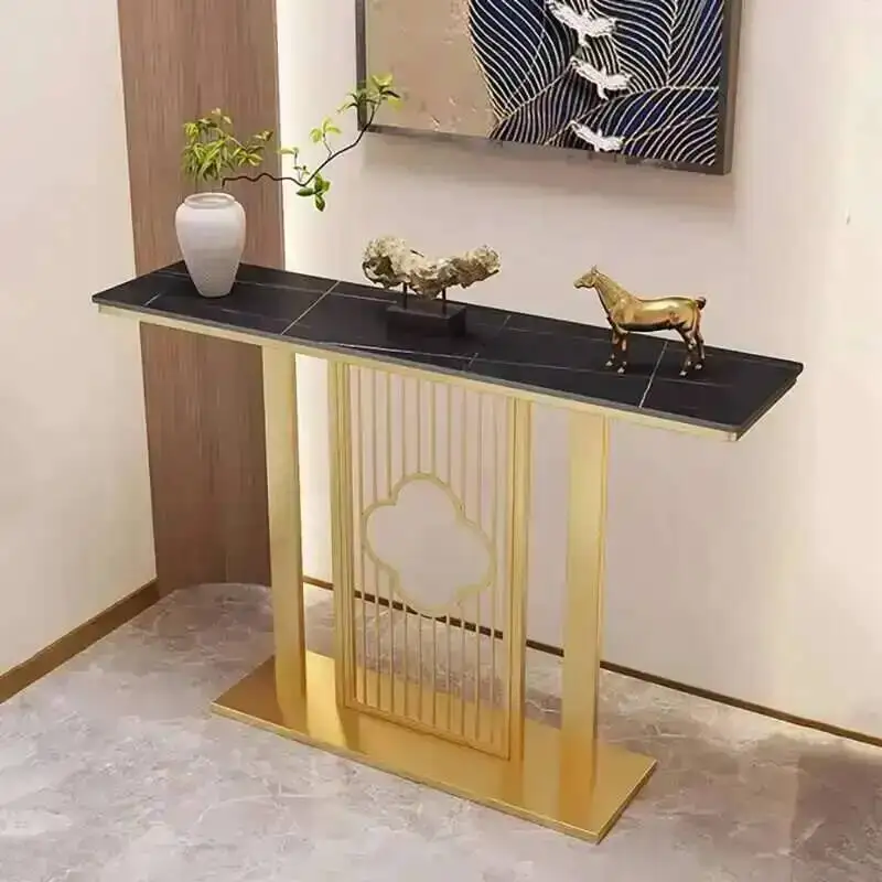 

Aesthetic Marble Console Luxury Trendy Table Beauty Design Console Table Hallway Minimalist Tisch Wohnzimer Home Furniture