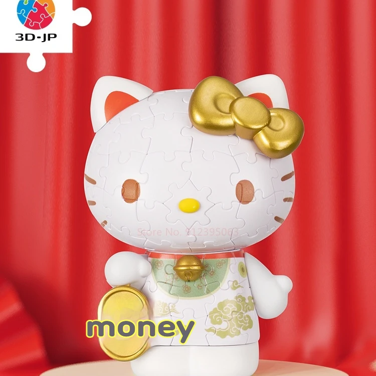 3D-головоломка JP Sanrio, Hello Kitty Series, 3D игрушки, 50-я годовщина, головоломка Сакура, Hellokitty, аниме, экшн-фигурка, подарок для девочки
