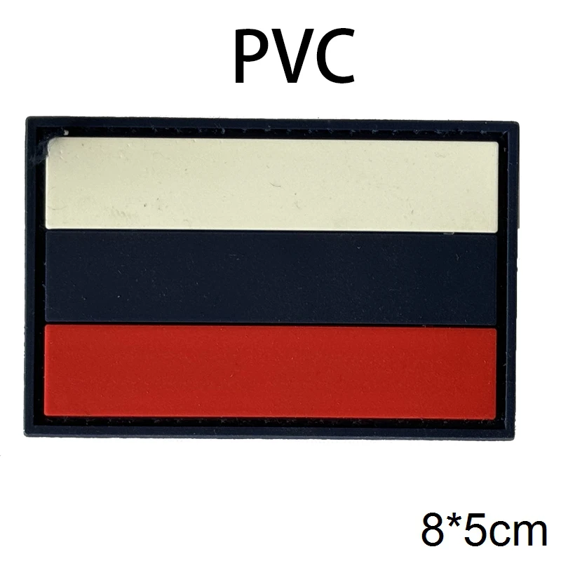 PVC/Embroider Flag Patches UK Spain France Germany US Russia Tactical Hook Badge Rubber Shoulder Emblem Applique