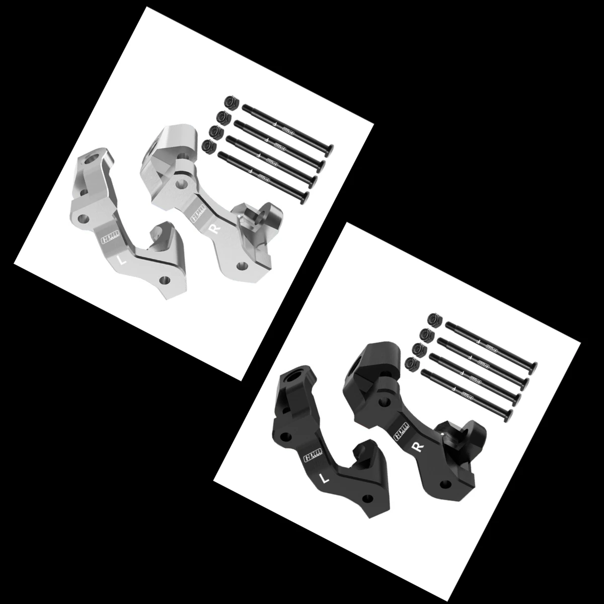 

GPM 7075Alu Front Caster Blocks C-Hubs TRAXXAS Mini Maxx / Mini XRT / Mini Slash 4X4-108164-1