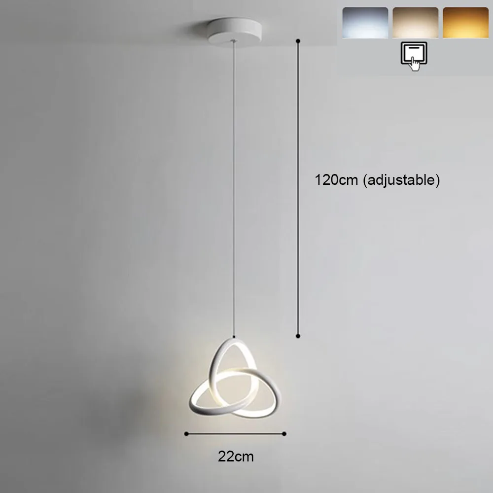 Personalized and Creative Clover Restaurant Pendant Light Nordic Modern and Minimalist Restaurant Hotel Art Bar LEDCeiling Light image 5