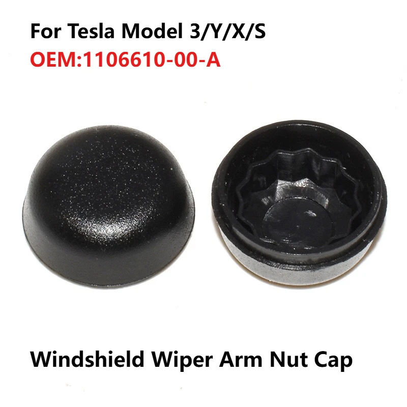 

2/4 шт. 1106610-00-A автомобильный передний рычаг стеклоочистителя, гайка, болт, крышка винта для Tesla Model 3/Y/X/S, автомобильные аксессуары