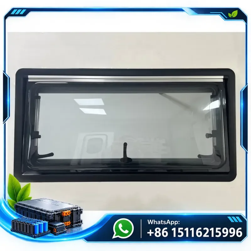 700*400mm Wholesale MayGoodRight Angle RV Side Window With Mosquito Net And Anti-UV Curtain for Variety Types of RVs
