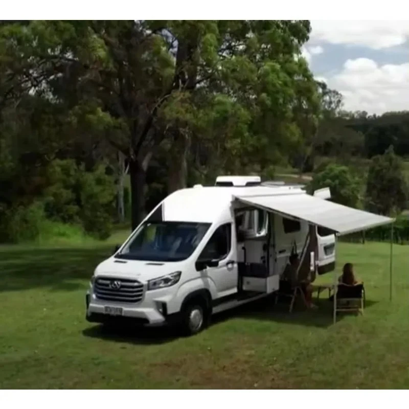2M 3M RV Awning,Aluminum Frame,Color Available,Custom Sizes Available, Manual or Electric,RV Side Canopy for Trailer Campers