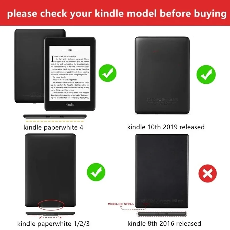 For kindle paperwhite 2021 case For Funda Amazon Kindle 6 inch for kindle paperwhite 10th gen Automatic sleep and wake Cover