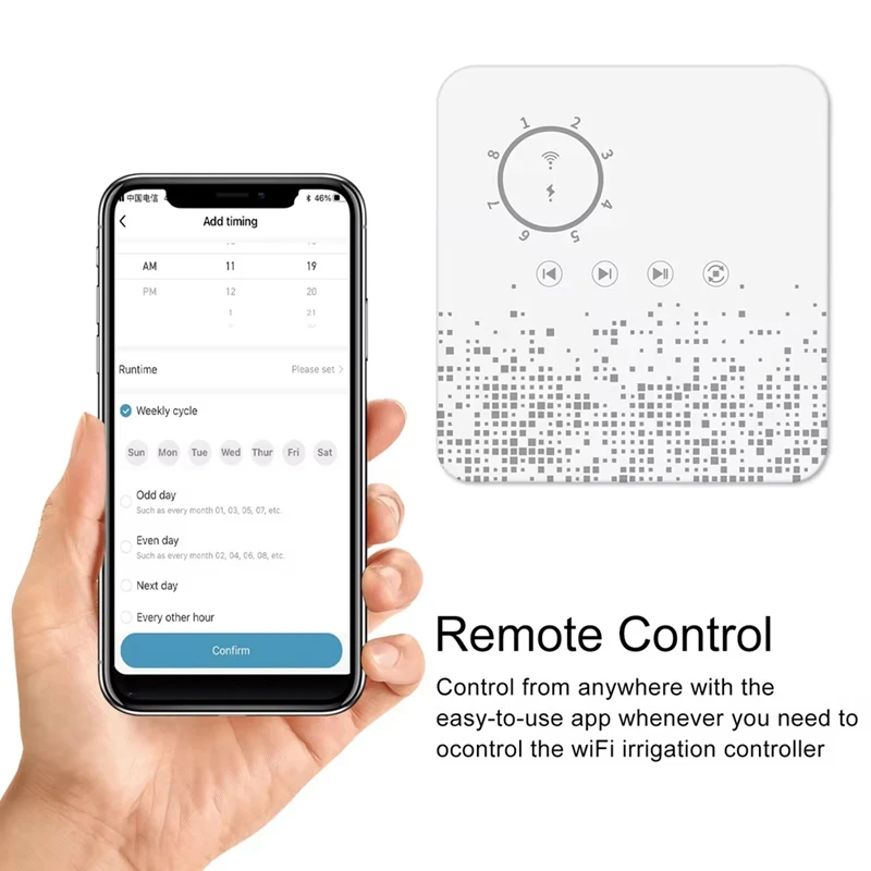 Tuya WiFi Smart Sprinkler Controller 8 Zone Irrigation Timer Automatic Watering Device Work with Smart Home for Garden-ABLA - view 5
