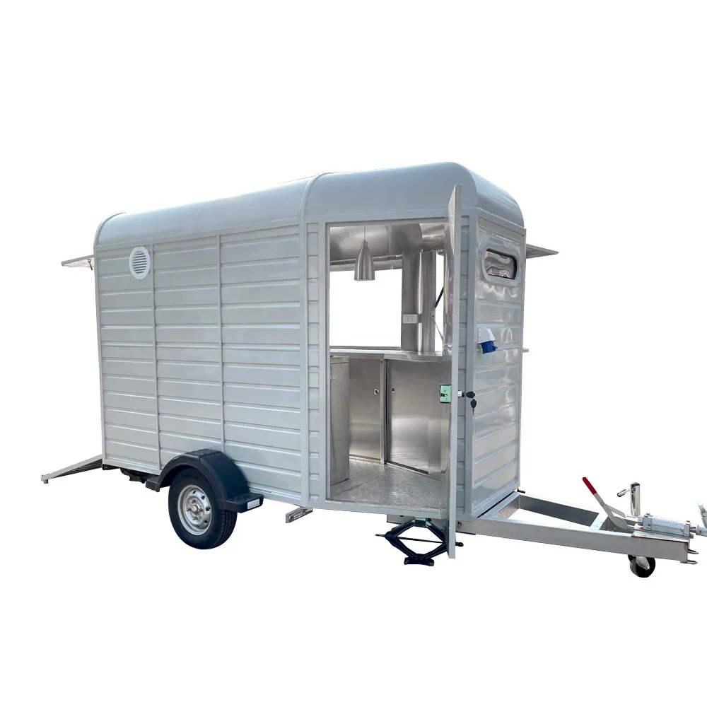 

Mobile Food Truck With DOT Ice Cream Snack Food Trailer Cart