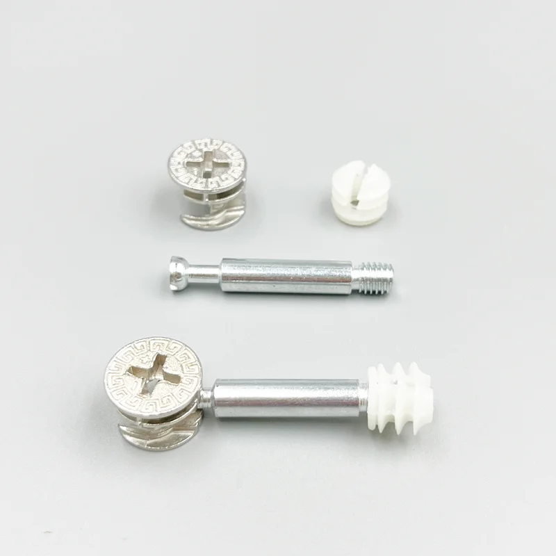 20-teiliges 3-in-1 Möbelverbindungs-Set mit Exzenter-Schrauben und Muttern für Schrank- und Möbelverbindungen – Detail 6
