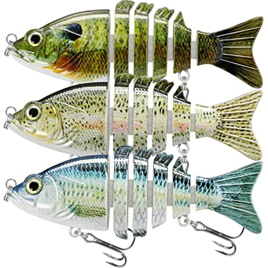 

Swimmax Easy Catch Fishing Lures with BKK Hooks Wiggling Vibrating Rattling and Gurgling for More Bites Heavy-Duty Dyneema Fibe