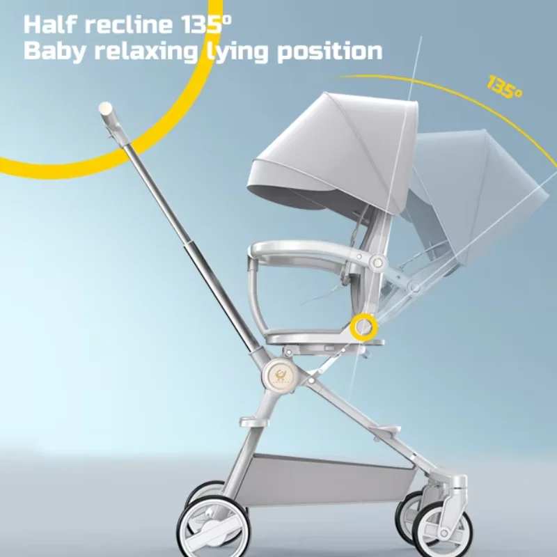 Lightweight and Compact Baby Stroller for Easy Portability