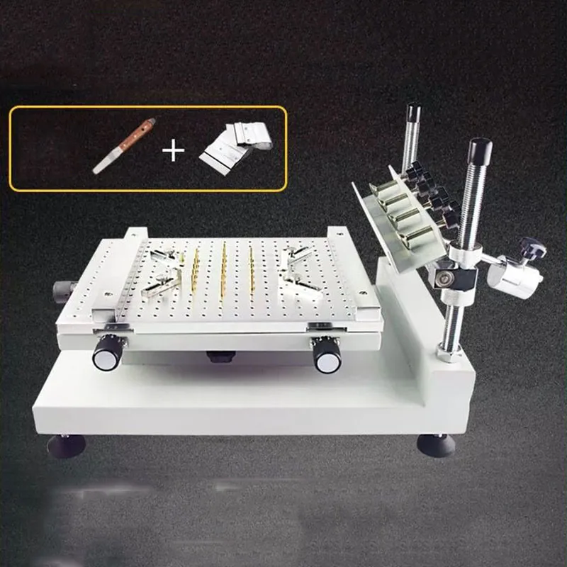 

High Precision Manual Plane Screen Printing Table Hand Printing Solder Paste Printer for Electronic Components