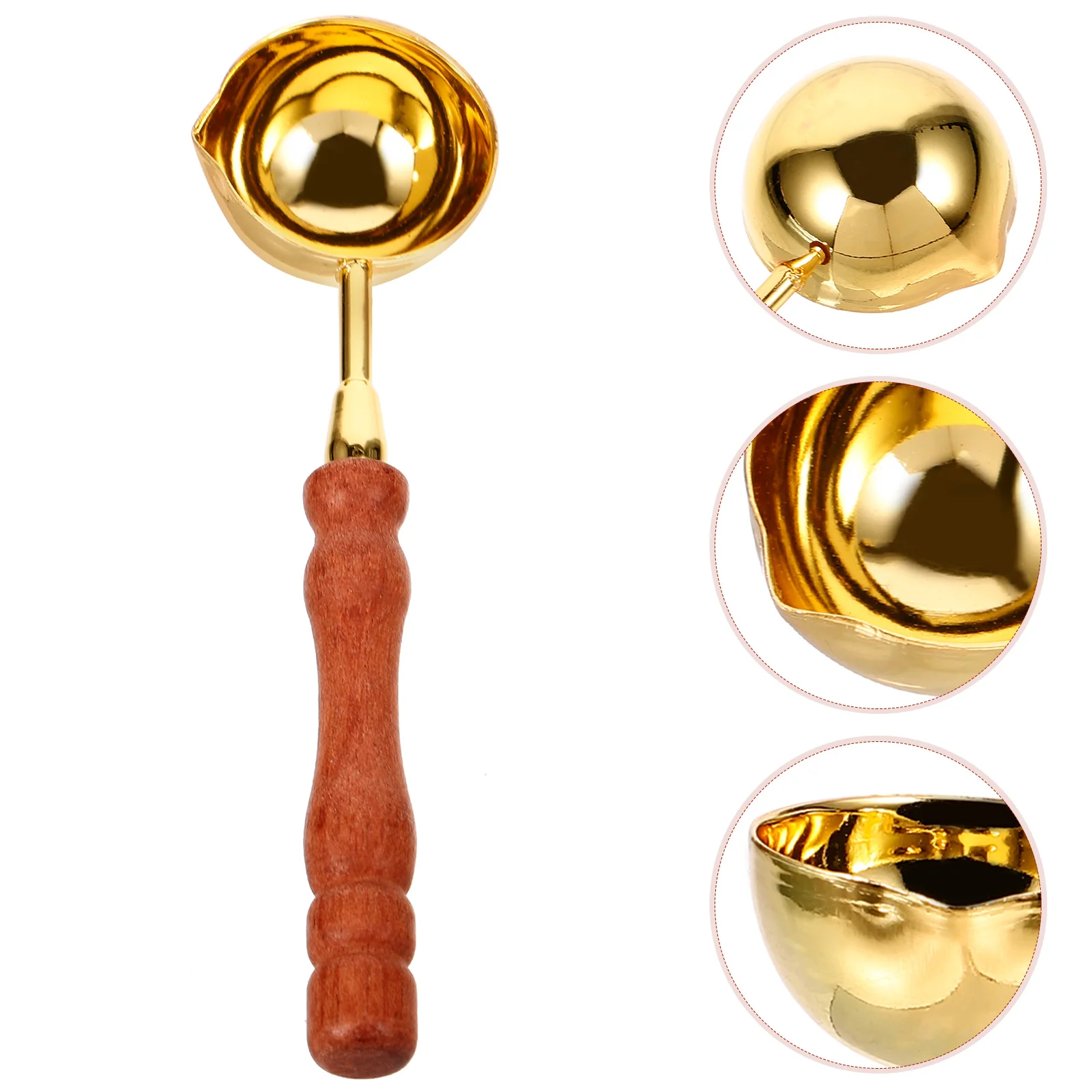 

Stainless Steel Fire Scoop Melting Sticks Wedding Envelopes Gifts Portable Reusable Easy Pour Fast Tool Seal Spoon