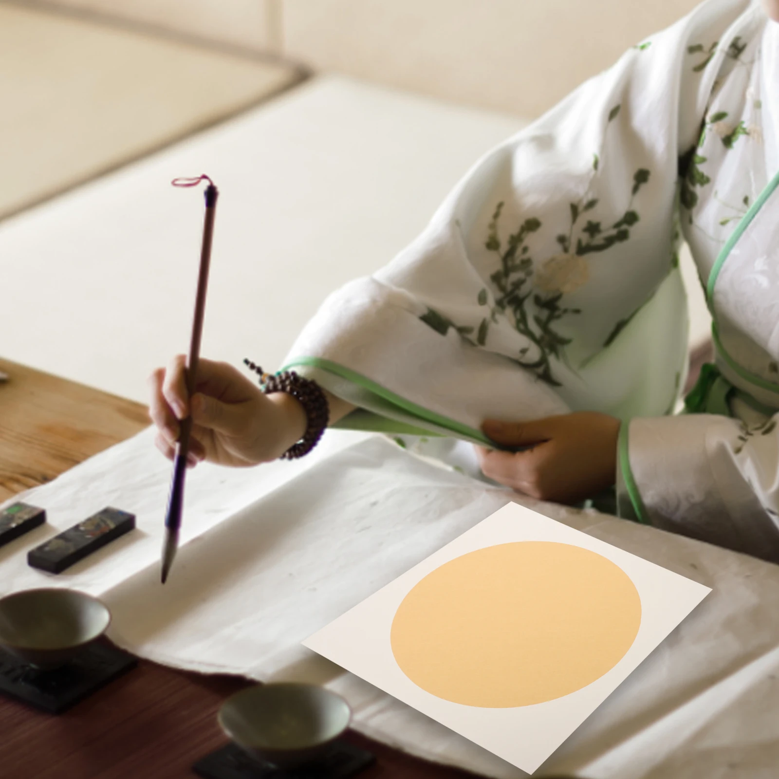 

10 Sheets Mirror Jam Art Paper Doilies Rice Lens for Calligraphy Chinese Painting Xuan Paper Professional Writing Cursive Script