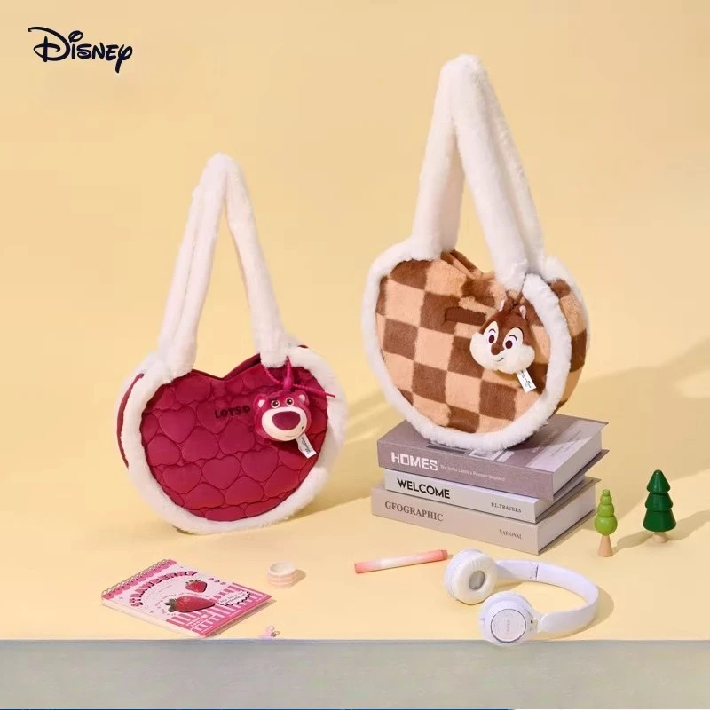 

Cute Plush Heart Crossbody Bag Kawaii Cartoon Style Shoulder Purse for Women Girls Fashion Gift